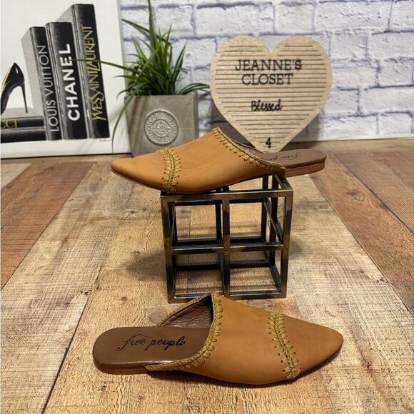 Free People San Marino Leather Slip-on Flats - Picture 3 of 12